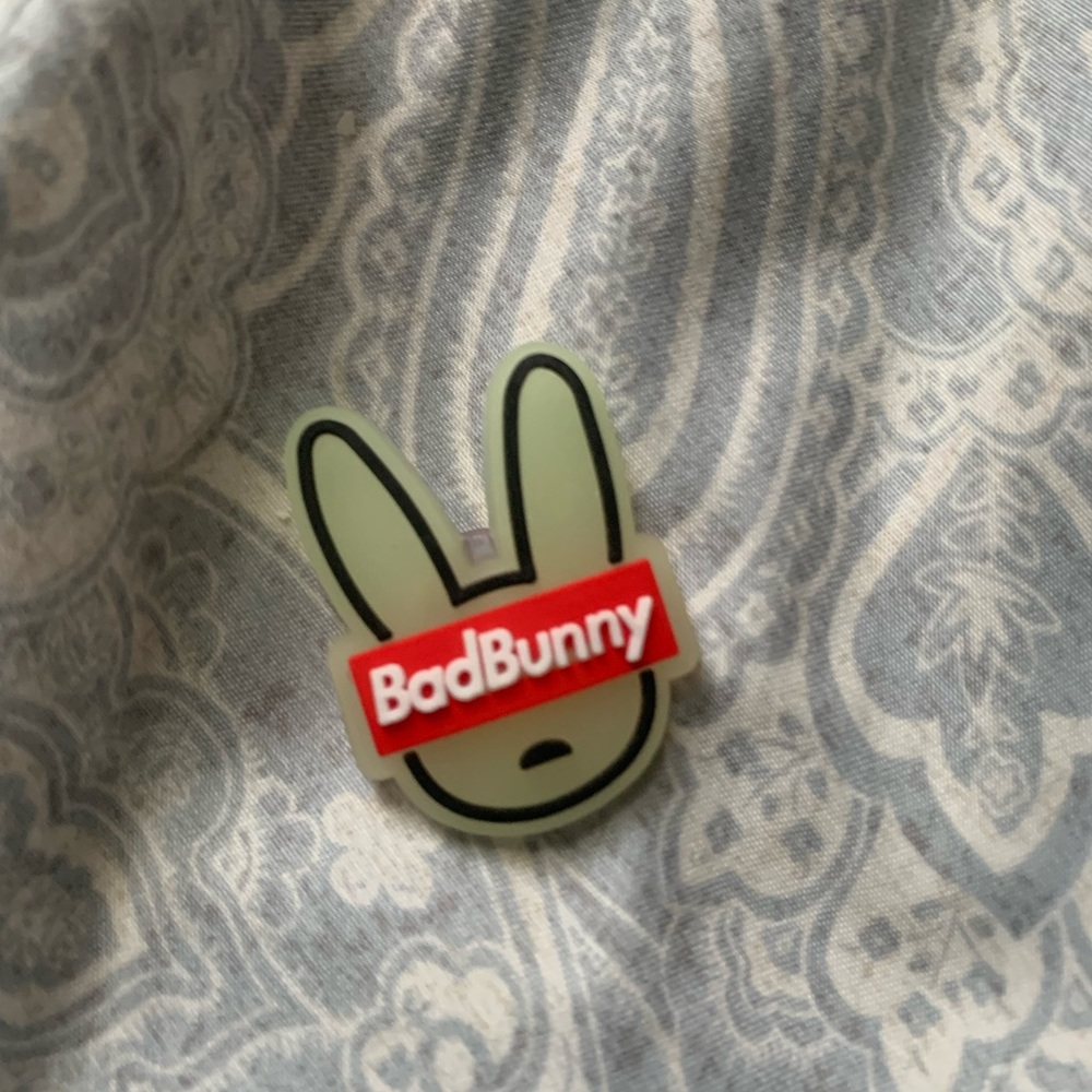 Bad bunny croc charm
